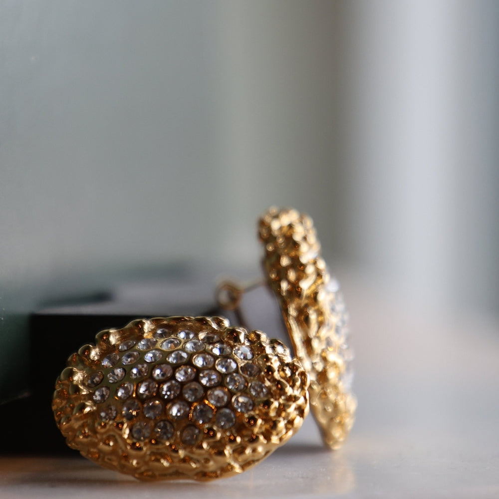 The Siewé Earring | 18K Gold Plated Stainless Steel Earrings | The OÓ Jewels